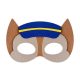 Kutyás Dog Brigade Police filc maszk 18 cm