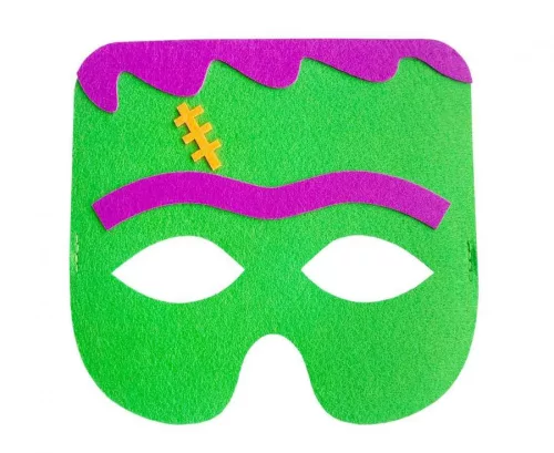 Szörny Green filc maszk 18 cm