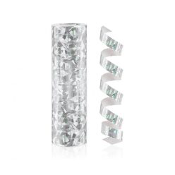 Ezüst Holographic szerpentin 4 m