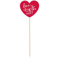 Szerelem Love is in the air Heart papír dekoráció 30 cm