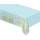 Kék B&C Gold Dots fólia asztalterítő 137x183 cm