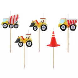   Építkezés Building Blocks tortagyertya, gyertya szett 5 db-os