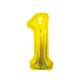 Arany Gold 1-es szám fólia lufi 85 cm