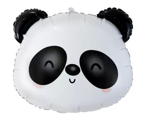 Panda Head fólia lufi 43 cm