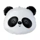 Panda Head fólia lufi 43 cm