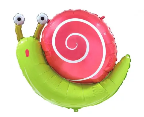 Csiga Pink fólia lufi 60 cm