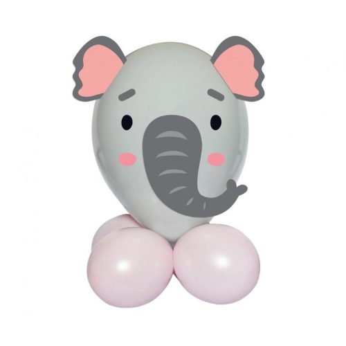 Cute Animal Elephant, Elefánt léggömb, lufi szett