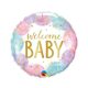Welcome Baby Watercolor fólia lufi 46 cm