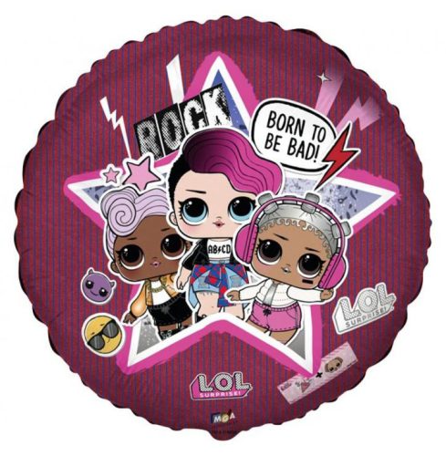 LOL Surprise Born to be Bad fólia lufi 45 cm