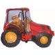 Traktor Red fólia lufi 94 cm