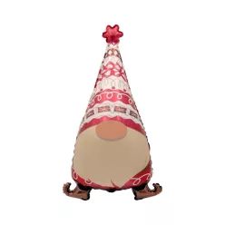 Karácsonyi Gnome fólia lufi 91 cm
