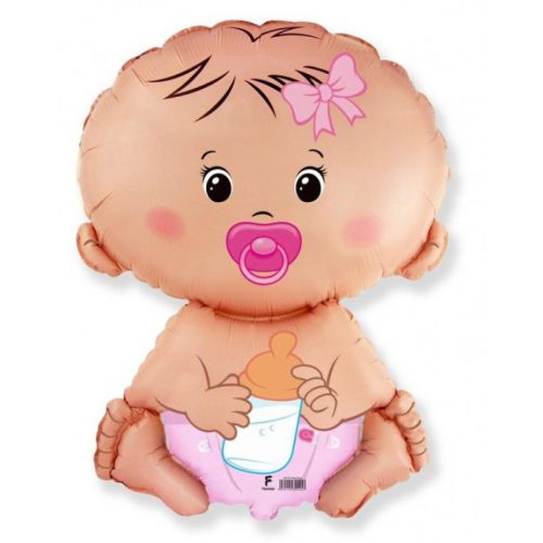 Baby Girl Pink fólia lufi 36 cm (WP)
