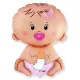 Baby Girl Pink fólia lufi 36 cm (WP)