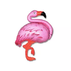 Flamingó Pink fólia lufi 36 cm (WP)