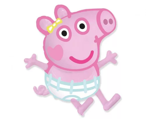 Peppa malac Evie fólia lufi 60 cm (WP)