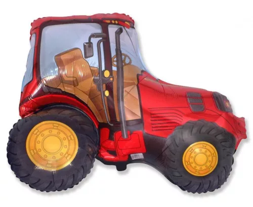 Traktor Red Pal fólia lufi 94 cm