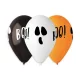 Halloween BOO léggömb, lufi 5 db-os 12 inch (30 cm)