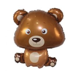 Maci Brown Teddy fólia lufi 60 cm