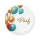 Party Balloon papírtányér 6 db-os 18 cm