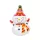 Hóember Happy fólia lufi 81 cm
