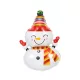 Hóember Happy fólia lufi 81 cm