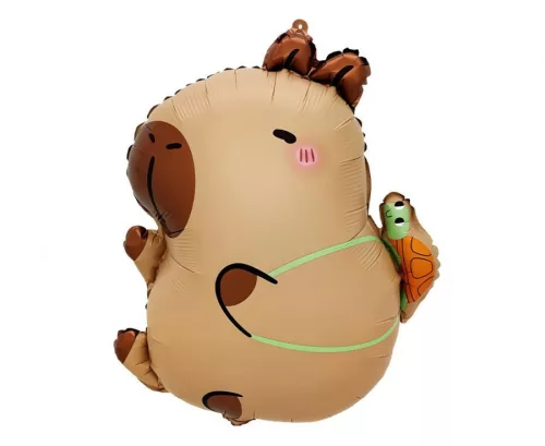 Kapibara Turtle fólia lufi 44 cm