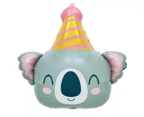 Koala Birthday fólia lufi 50 cm