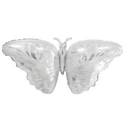 Pillangó Silver fólia lufi 87 cm