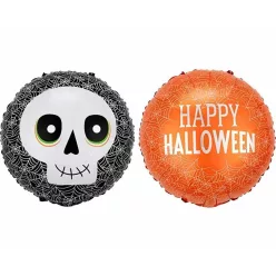 Halloween Skull fólia lufi 46 cm