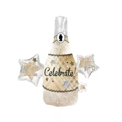 Ünneplés Champagne Bottle fólia lufi 73 cm