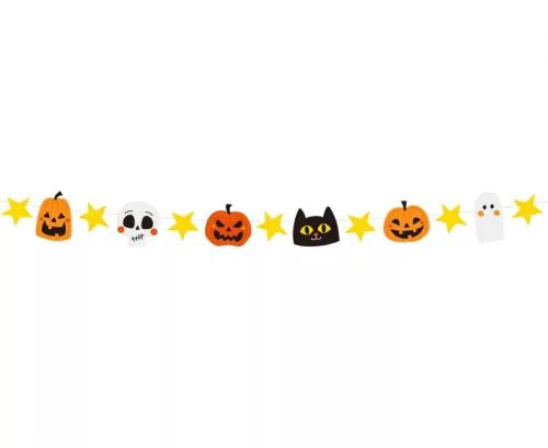 Halloween Faces papír girland 250 cm
