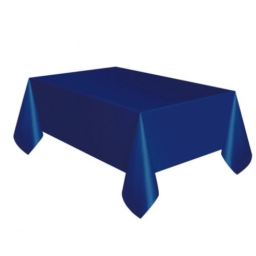 Dark Blue, Kék műanyag asztalterítő 137x274 cm