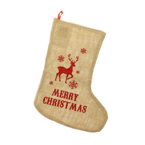 Reindeer, Karácsonyi kandalló zokni, csizma 44,5 cm