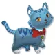 Cica Blue fólia lufi 36 cm (WP)
