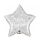 Karácsonyi Silver Star fólia lufi 51 cm