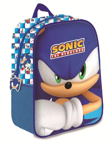 Sonic a sündisznó Modern 3D hátizsák, táska 30 cm