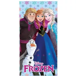   Disney Jégvarázs Friends fürdőlepedő, strand törölköző 70x140 cm (Fast Dry)