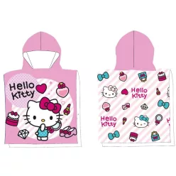   Hello Kitty Fashion strand törölköző poncsó 50x100 cm (Fast Dry)