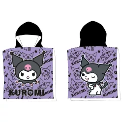   Hello Kitty Kuromi Chaos strand törölköző poncsó 50x100 cm (Fast Dry)