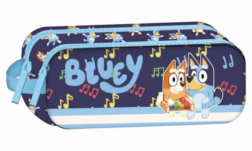 Bluey Dreams 2 rekeszes tolltartó 23 cm