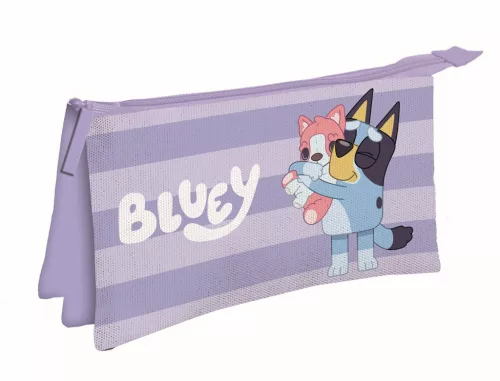 Bluey Puppy 3 rekeszes tolltartó 22 cm