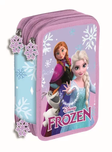 Disney Jégvarázs Winter Magic tolltartó töltött 3 emeletes