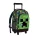 Minecraft Face prémium gurulós iskolatáska, táska 44 cm