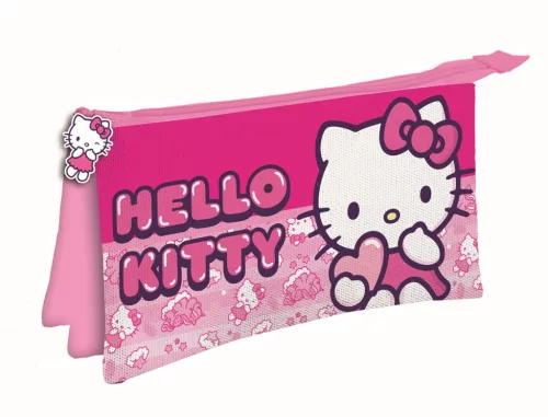 Hello Kitty Unicorn 3 rekeszes tolltartó 22 cm