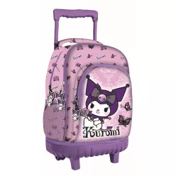   Hello Kitty Kuromi Purple prémium gurulós iskolatáska, táska 44 cm