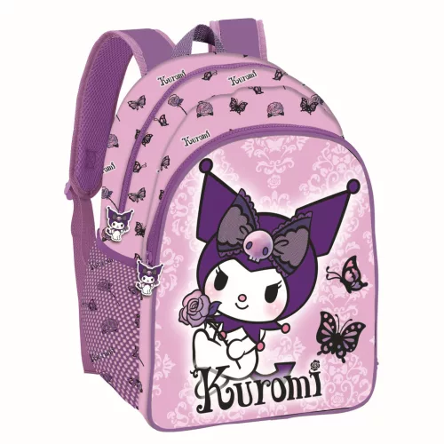 Hello Kitty Kuromi Purple iskolatáska, táska 40 cm