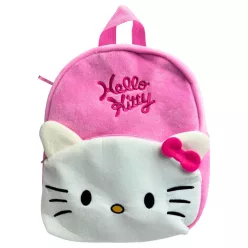 Hello Kitty Pink Bow 3D plüss hátizsák, táska 30 cm