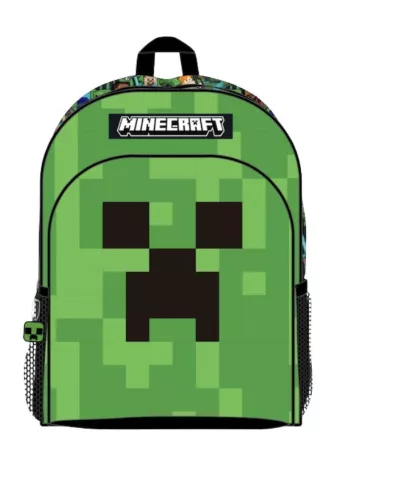 Minecraft Green Face iskolatáska, táska 40 cm