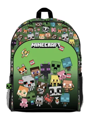 Minecraft Lot of Characters iskolatáska, táska 40 cm