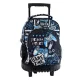Gamer Press Start prémium gurulós iskolatáska, táska 44 cm